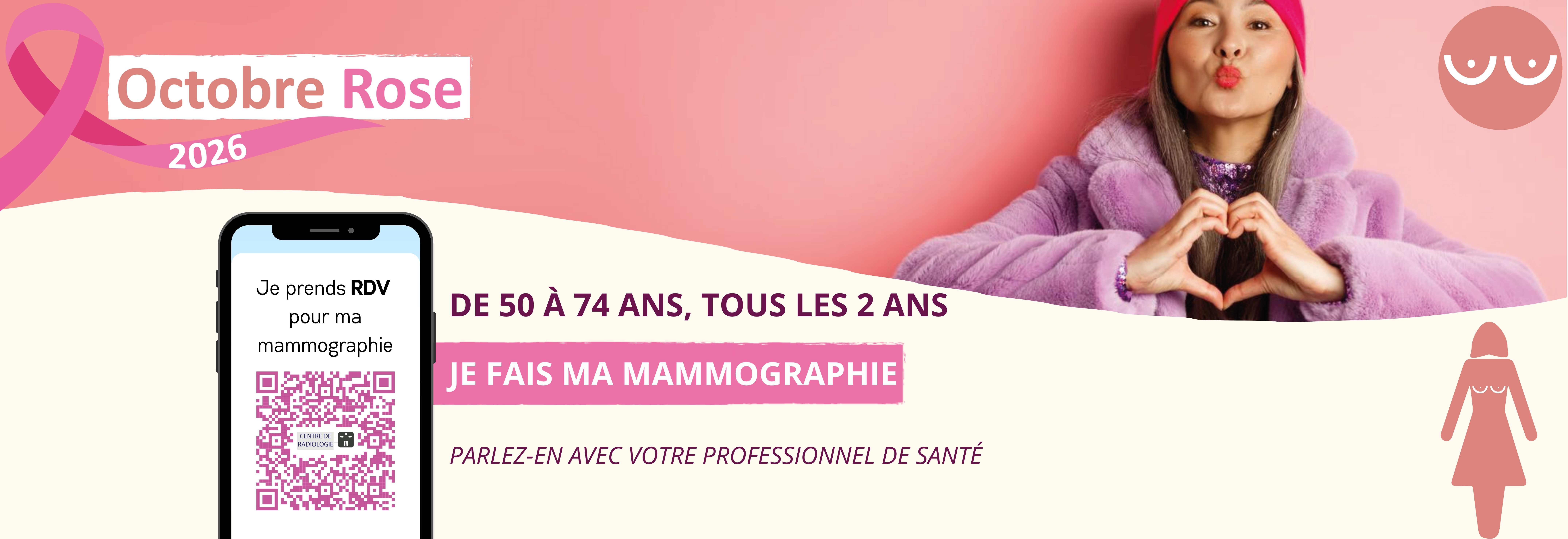 Octobre rose Caducée l'etrat