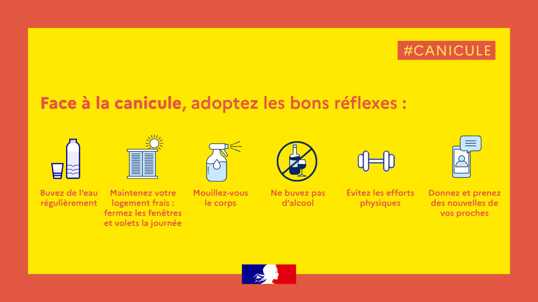 Bon reflexe canicule MSP Caducée